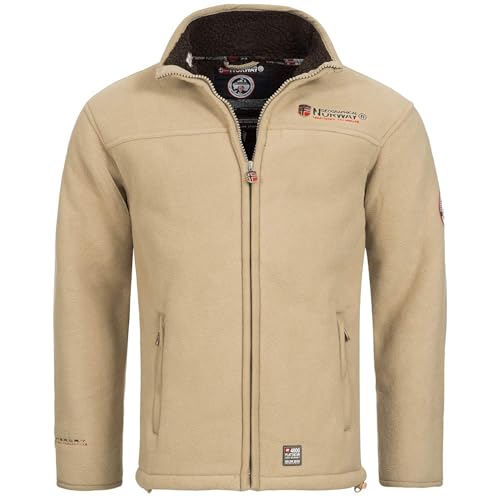 Geographical Norway Herren Fleece Jacke Ubolt Camel -M