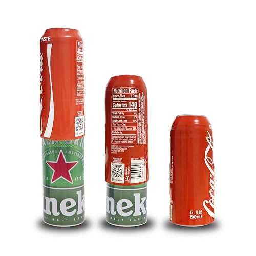 Bier zu Decken Cola Bierflasche Cup-Abdeckung Hülle Can Flaschenhalter Thermal-Beutel Compatible with Camping-Reisen Wandern Hide a Bierdose (red)