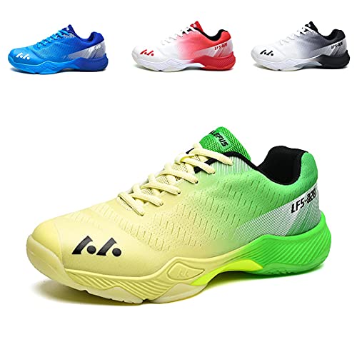 BLBK Badmintonschuhe, Squashschuhe, Hallenschuhe für verschiedene Bodenbeläge, bequemer und fester Griff/Unisex-Volleyballschuhe