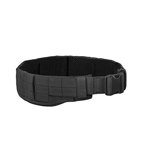 Tasmanian Tiger TT Warrior Belt MK IV Molle-kompatibler Ausrüstungs-Gürtel, Taktischer Einsatz-Gürtel, Schwarz