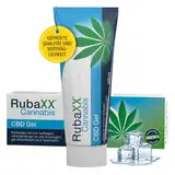 RubaXX Cannabis CBD Gel - Kühlend mit ca. 600 mg CBD - mit Menthol & Minzöl für beanspruchte Muskeln z.B. in Rücken, Schultern oder Beinen - 120 ml