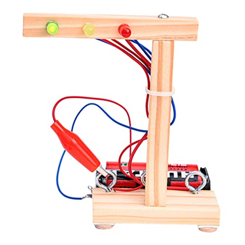 HOMOBABE 1Satz Experimentierkasten Verkehrszeichen Modell Pädagogisches Ampelspielzeug für DIY Handwerk zur Vermittlung von Verkehrsregeln und Verkehrssicherheit für Heim