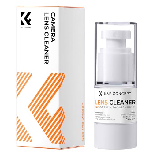 K&F Concept 15ml Screen Cleaning Spray Cleaning Solution -Alkoholfreies Bildschirmreinigungsfluid für Monitor//iPad/Laptop/Tablet/Computer