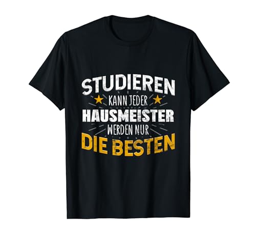 Gebäudewart Anlagewart Haustechniker Hausmeister T-Shirt