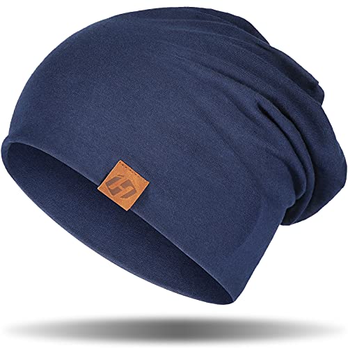 HASAGEI Mütze Damen Leicht Weich Unisex Slouch Beanie Elastisch Mütze Herren für alle Jahreszeiten