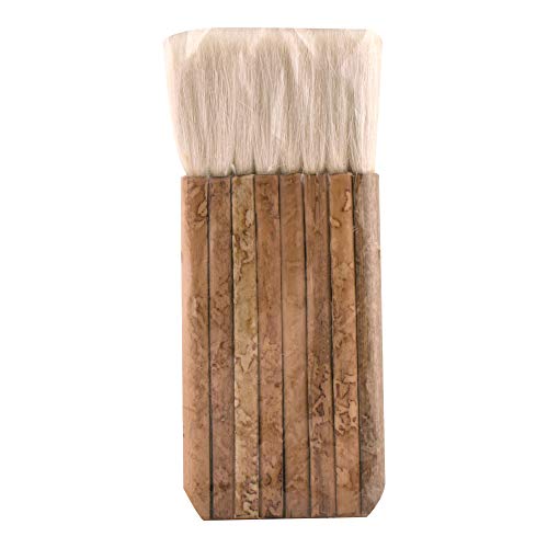 Yasutomo Hake Multihead Bamboo Brush with Sheep Hair Bristles, 2 1/2 inch (BH8)