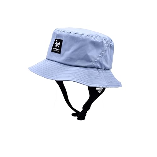 Sonnenhut mit flexiblem Visier - Surfmütze für Herren/Damen (UPF 50+) - Boonie Hat -, blau, One size