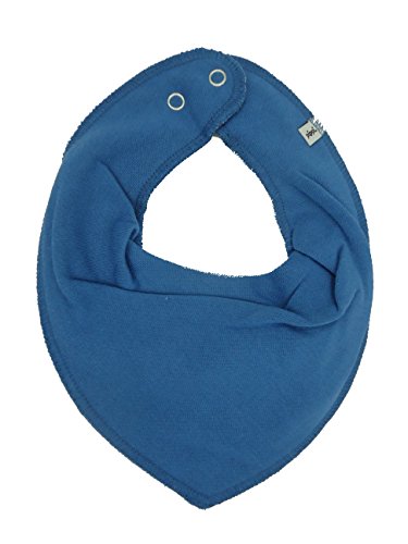 pippi Halstuch Lätzchen Dreieckstuch Biobaumwolle UNI in verschiedenen Farbvarianten (vallarta blue)