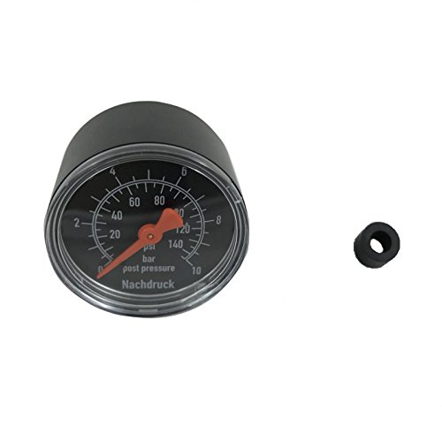 JUDO Manometer 1/4", 0-10 bar, Anschluss hinten