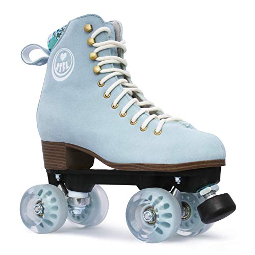 BTFL Trends- Rollschuhe Romy, für Damen, Mädchen, Discoroller, Rollerskates,Blau,EU: 39