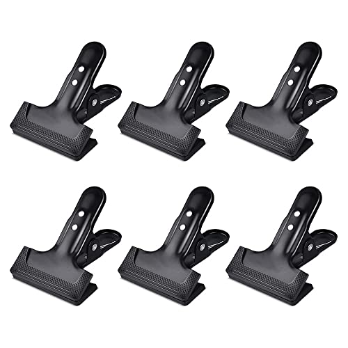 KAGYOKU 6Pcs Federklammern - Robuste Clips für Fotografie-Hintergründe, Heimwerken und Bastelprojekte