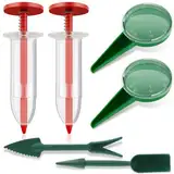 Mini-Samenstreuer,6PCS Mini Seedmaster Aussaat Mini Seed Dispenser Handheld Seed Planter Mini-Seedmaster-Aussaat-Sämaschine Sämaschine Samenstreuer Mini-Samenstreuer für Gartenbau-Aussaat(10*3.2cm)