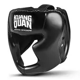 Kuang Quan Kopfschutz Boxen für Kickboxen, Kampfsport, MMA Training, Boxing Gesichtsschutz，Boxhelm mit maximalem Schutz (S)