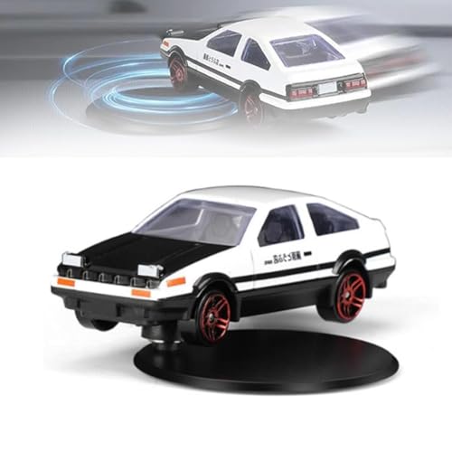 Cymwer Legierung Auto Modell AE86 Drift Spin Auto Ornament, Auto Armaturenbrett Dekorationen, Fahrzeug Turn and Follow Drift, Auto Dekorationen Innenraum, for Autoliebhaber