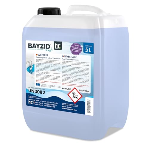 Höfer Chemie 1 x 5 L Pool Wintermittel - BAYZID Winterfit Überwinterungskonzentrat, Flüssigkeit, für Schwimmbad und Pool von Höfer Chemie