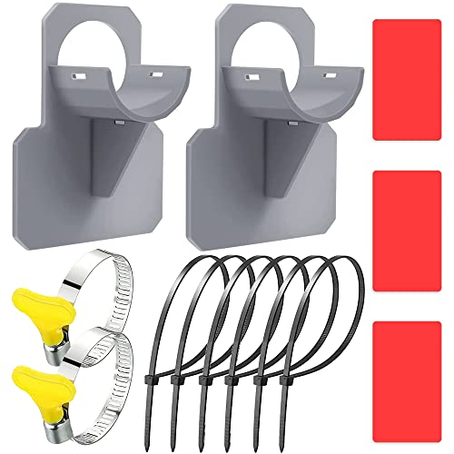 Schlauchhalter Pool,Pool Rohrhalterung,Schwimmbad Rohrhalterung,Pool Pipe Holder,Pool Schlauchhalter Knickschutz aus Kunststoff,Anti-Reißen,Anti-Strain,für weniger als Ø38mm Poolschlauch (grau)