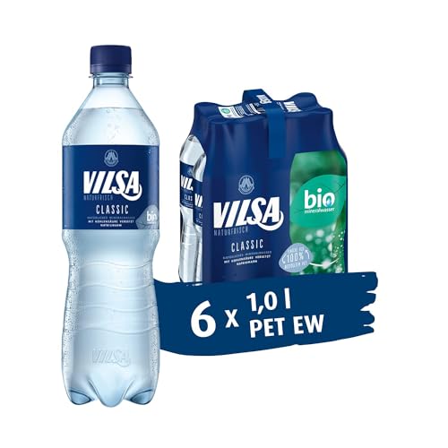 VILSA Mineralwasser Classic, 6 x 1,00 l PET