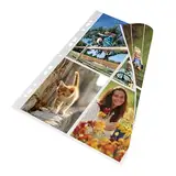 mashpaper Fotohüllen weiß 25 Stück 10x15 cm Hochformat für 2x4 Fotos 75624