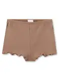 Sanetta Mädchen-Shorts Braun | Hochwertige und Bequeme Schlafhose aus Viskose-Baumwoll-Mix für Mädchen. Baby Bekleidung 092