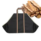 Frfik Kaminholzträger – Wasserdichter Holzhalter mit Griffen – Aufbewahrungstasche für Brennholz, 71 x 45 cm, für Outdoor-Camping