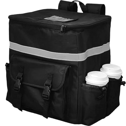 Rucksack Zur Lieferung Von Lebensmitteln - Isolierte Heiße Pizza -Lebensmittelbeutel, Lieferservice -Rucksack | Restaurant Lieferung , Heißer Lebensmitteltransportbeutel, Kommerzielles Lebensm
