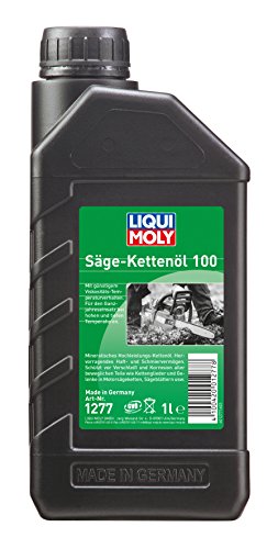 LIQUI MOLY Sägekettenöl 100 | 1 L | Gartengeräte-Öl | Art.-Nr.: 1277, Farblos