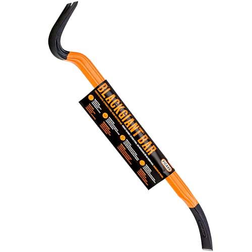 PICARD BlackGiant Bar Nageleisen Nr. 46Z 1,8kg | 610mm Länge | 90° Hebelkraft Design | Rutschfest | Für Dachdecker Maurer Schlosser | Biegefest & Langlebig | Made in Germany seit 1857