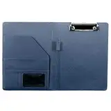Hermosiey A5 Dokumententasche Dateiordner Zwischenablage Business Office Financial School Supplies (Blau)