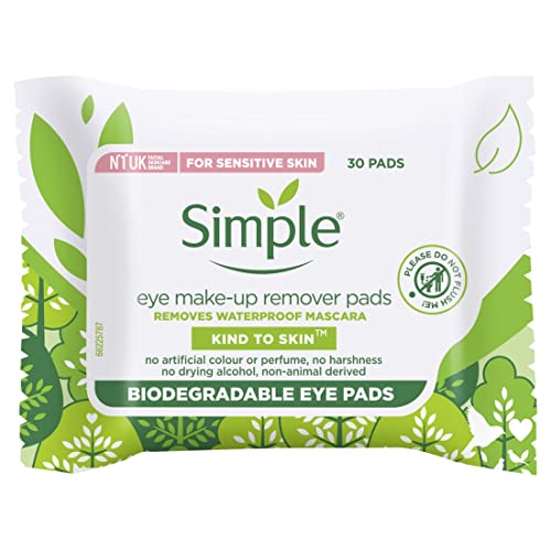 Simple Eye Makeup Removal Pads - Pack of 30