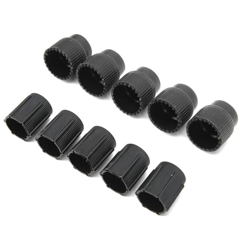 LIUZIKUN 10 Stück Systeme Ladeanschlusskappen R134a 13 mm 16 mm Klimaanlagen-Service Ladeanschlusskappen Kfz-Zubehör
