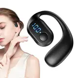 Wireless Ohrhörer Mit Mikrofon - Schweißbeständiger Ohrhörer, Drahtloses Workout -Headset | Ohrstücke Für Mobiltelefon, Rauschreduzierung, IPX5 Wasserdicht, Hochkarätiger Sound Für Geschäft,