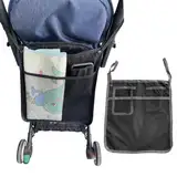 ORGYAML Einkaufsnetz kinderwagen Kinderwagen Organizer: Universelles Einkaufsnetz & Stroller Organizer mit Multifunktions-Tasche für Buggy & Baby-Kinderwagen, buggy organizer 1 Stück