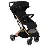 MOMI ESTELLE Kinderwagen für Kinder ab 6 Monat bis zu max. Körpergewicht von 15 kg, H105 x B51 x T75 cm, klappbar auf die Maße H65 x B51 x T21 cm, Gewicht 7,5 kg, 5-Punkt-Sicherheitsgurt