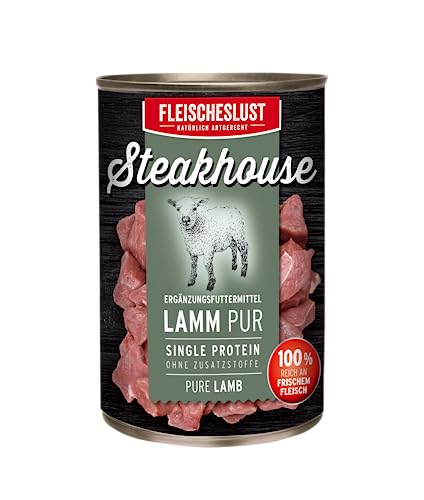 Fleischeslust Steakhouse Lamm pur Dose (1 x 800 Gramm)