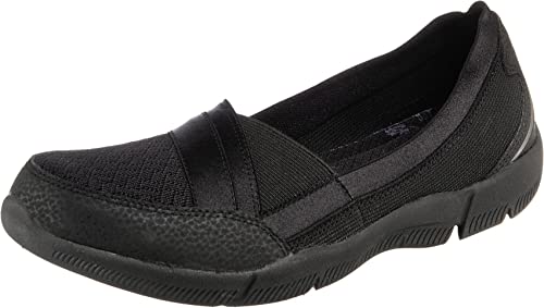 Skechers Damen Be-lux Daylights Mary Jane Halbschuhe, Black Mesh Durabuck Trim, 40 EU