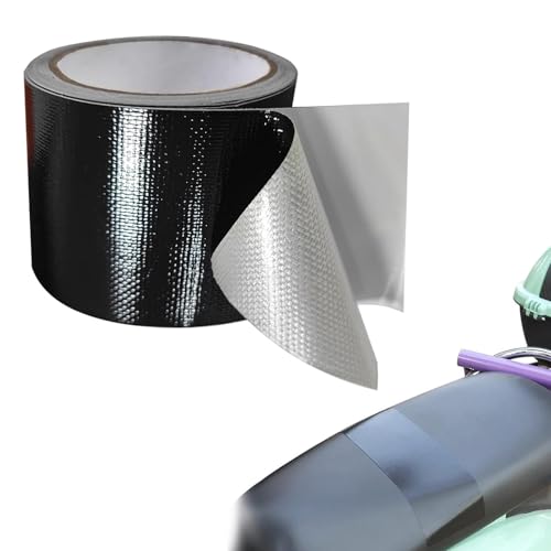 Polartreehome Planen Reparaturband, 5cm x 10m Wasserdichtes Planenband, Zelt Reparatur Klebeband, LKW-Plane Spezialband, Markisen Reparatur Klebeband für Pool, Dachrinne, Schlauchboot, Stark Klebrig