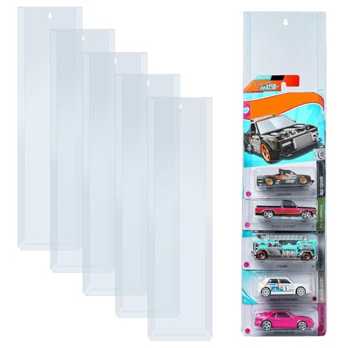 5 teilige Auto-Druckguss-Vitrine, Spielzeugauto-Hülle Streichholzschachtel-verpackte Autos, Aufbewahrung, Vitrine zur Wandmontage, Auto-Aufbewahrungs-Organizer,Match-Box Packaged Cars