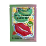 YEAUTY SUPER SET Wonderful Watermelon - EYE und LIP MASK in einem Produkt vereint! Gesichtspflegeset für Augen- und Lippenbereich in einer Anwendung - Wassermelone, Hyaluron und Kokosöl, 1 Set