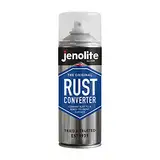 JENOLITE Rostumwandler Spray | 400 ml | Hochwirksames Rostumwandler Auto | Epoxy Rostumwandler mit Grundierung | Ideal für Auto Wartung und Restaurierung
