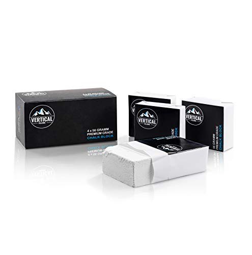 VERTICAL FELLOWS - Chalk Block - DERMATEST sehr gut - ideale Kletterkreide zum Klettern Bouldern, Magnesia zum Turnen Gewichtheben Kraftsport (224)