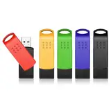 KEXIN USB Stick 64GB 5 Stück 64GB Rotate USB-Stick 2.0 Bunt