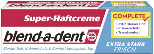 Blend-a-med Super-Haftcreme extra stark -frisch- 47g, 3er Pack (3 x 47 g)