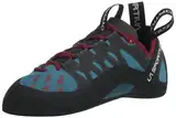 LA SPORTIVA W Tarantulace Blau - Bequemer vielseitiger Damen Lederkletterschuh, Größe EU 38 - Farbe Topaz - Red Plum