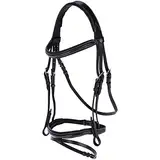 Covalliero Kerbl 326138 Trensenzaum Classic Leder, Schwarz, Cob