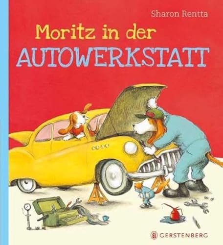 Moritz in der Autowerkstatt