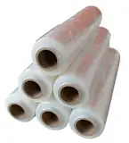 B teurobrecher - 6 Stück Stretchfolie 500 mm breit - B teurobrecher - 23 µ transparent, ca. 2,5 kg Rollengewicht - Verpackungsmaterial - Verpackungsfolie auf der Rolle - Folie für Möbel - Umzugsfolie