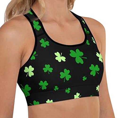 Rioge Damen Crop Tops Kurz, St. Patrick's Day Oberteil Damen Sexy Sling Bluse für Frauen Slim Fit Tank Tops Damen Sexy