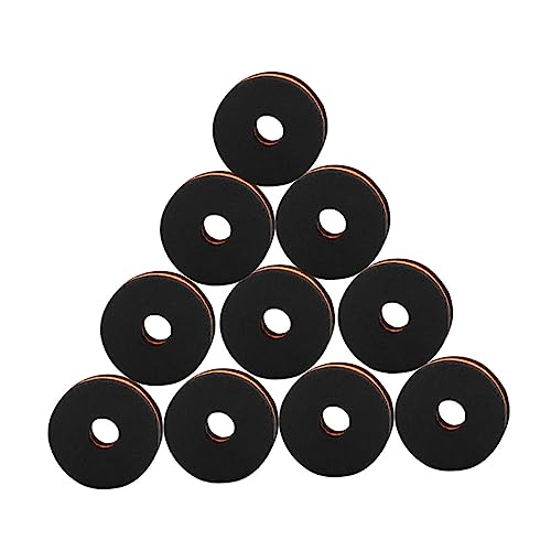 Yardwe 10 Stück Becken-Filz-Pads Schlagzeug-Filzunterlage für akustisch Ersatz felt pads filzmatte Cymbal sound improvement Drum Kit Accessoires Drum-Cymbla-Gadgets gefühlt
