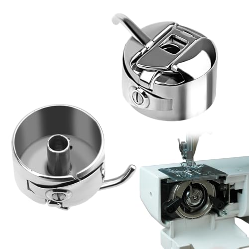 Universal Spulenkapsel, Nähmaschinen Spulenkapsel, Spulenkapsel Nähmaschinenzubehör, Spulenkapsel für Nähmaschine, Silber Nähmaschinen Spulenkapsel, Spulenkapsel für die meiste Nähmaschinen (1PCS)