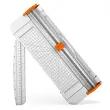 Papierschneider, A4 Papierschneider, Schneidemaschine mit Automatischer Sicherheits Sicherung, Scrapbooking Werkzeug zum Schneiden von Papier für Scrapbooking, Bastelpapier, Karton, Etikett